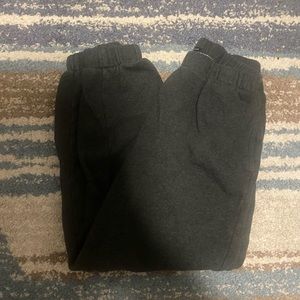 Dark gray brandy Melville rosa sweatpants